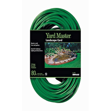 Woods Extension Cord 80'L Grn 990394